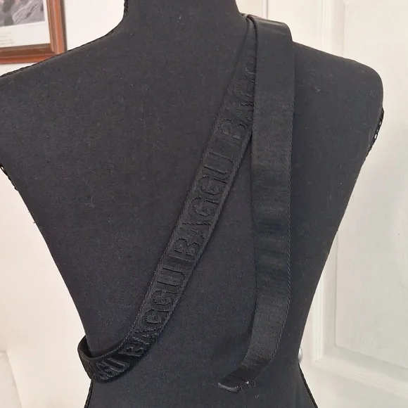 BAGGU Pink Green Awning Stripe Puffy Fanny Pack - Picture 6 of 13